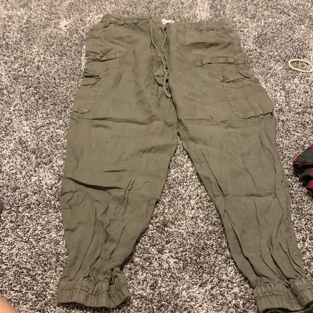 Green light cargo pants